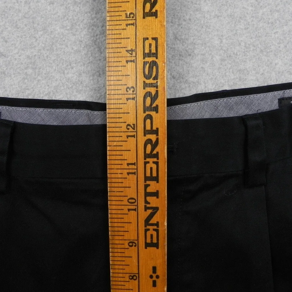 Nordstrom Men's Shop Chinos Mens 36x30 Classics Smartcare Black Pleated Pants